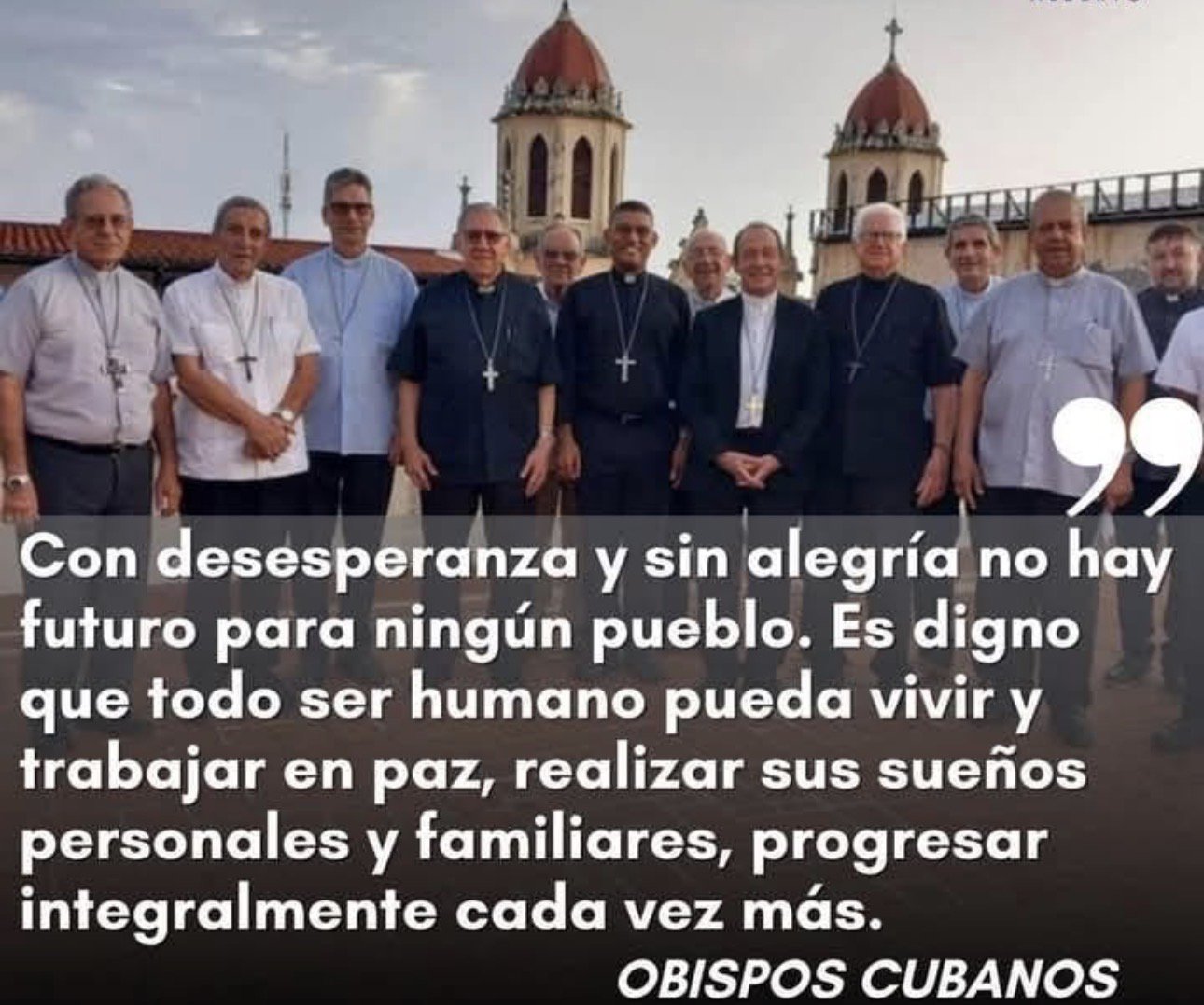 MENSAJE A NUESTRO PUEBLO DE LOS OBISPOS CATÓLICOS